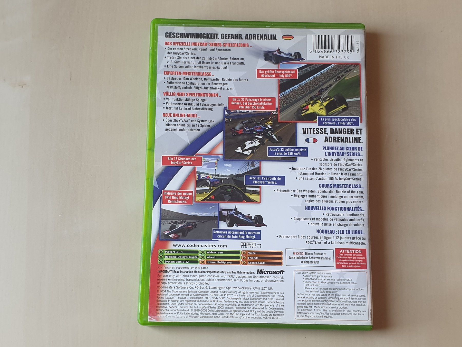 Microsoft Giochi: Indy Car Series 2005 – Usato da Stansstad venduto da collectorsshop 1