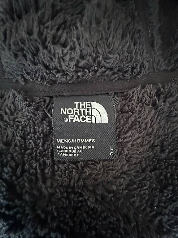 North Face Giacche: North Face Softshell à capuche doublé polaire Kaki Taille L – Usato da Champlan venduto da jbibinet01 2