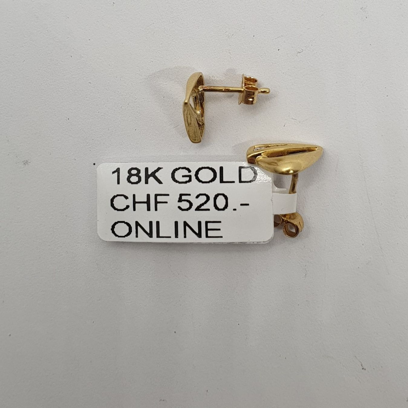 Orecchini pendenti & Orecchini a lobo: Echt 18K Gold Ohrstecker – Usato da Luzern venduto da Goldhaus-Luzern 3
