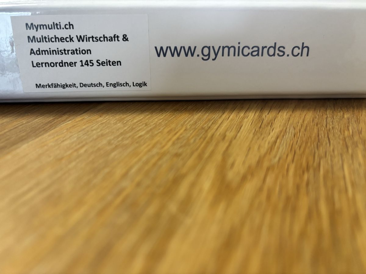 Bücher: Wirtschaft & Administration Lernordner  – Neu (gemäss Beschreibung) aus Winterthur von alm_5y6t 1
