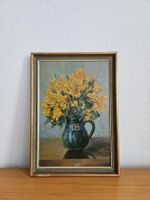 Bild Ölfarbe 'Blumenstrauss in Kanne' auf Malkarton 32x23cm