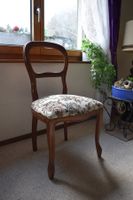 Antiker Stuhl mit Blumenmuster - Vintage Chic Stil 4 Stk.