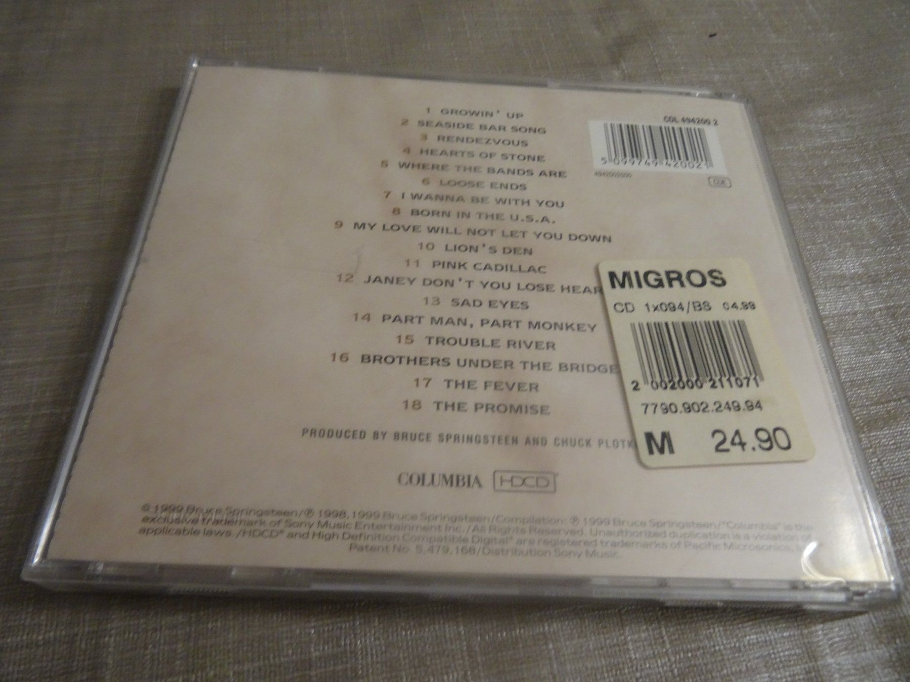 CDs: Bruce Springsteen - 18 Tracks CD – Gebraucht aus Olten von Disc-Ausverkauf 1