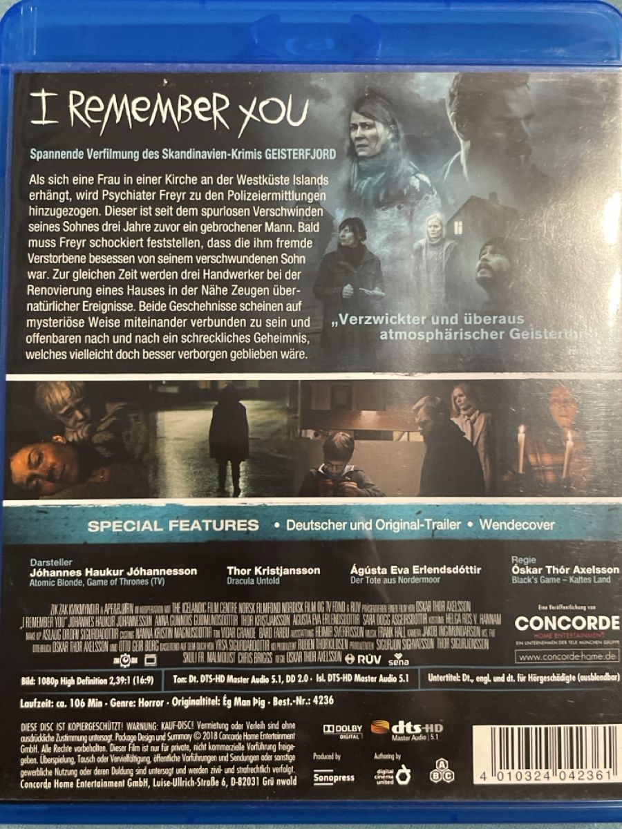 Alle DVDs: I Remember You (2017) – Neu (gemäss Beschreibung) aus Waldenburg von Gonzo8 1