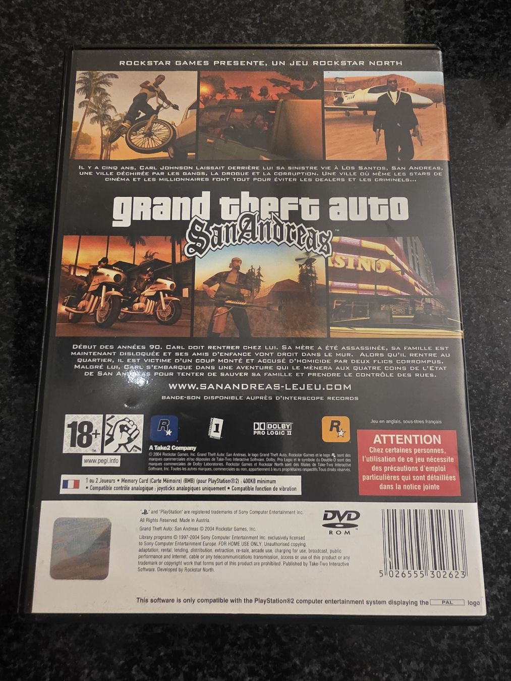 Giochi: GTA San Andreas PS2 – Usato da Chavornay venduto da Crash37 1
