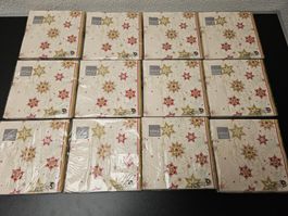 Neu - Servietten - Weihnachten - 12 Packungen - 33cm x 33cm