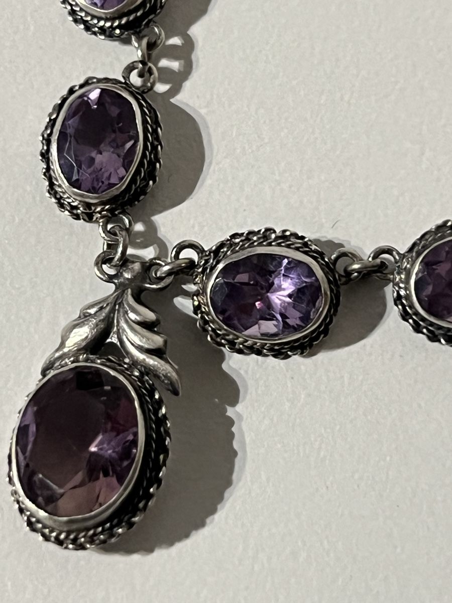 Catenine: Collier avec Améthystes  – Usato da St-Pierre-Clages venduto da ste_xk6p 4