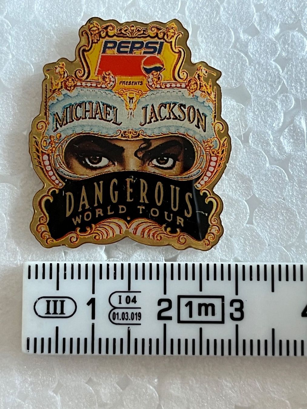 Pepsi Placchette & Badge: Michael Jackson - Dangerous Tour - Pepsi Pin – Usato da Zürich venduto da Gurkis 1