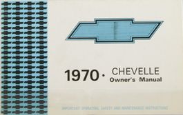 ORIGINAL BETRIEBSANLEITUNG | CHEVROLET - CHEVELLE | - 1970