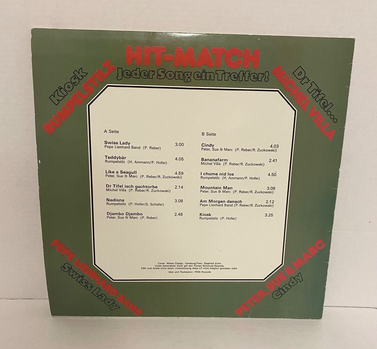 Dischi in vinile: LP "Hit-Match - jeder Song ein Treffer" - Signiert – Usato da Thun venduto da VintageFindz 1