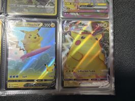 Carte Pokémon Pikachu V e Vmax set celebrativo 25 anni