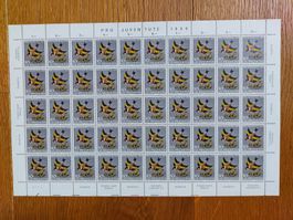 Postfrisch, gültige Schweizer Frankatur, Briefmarkenbogen