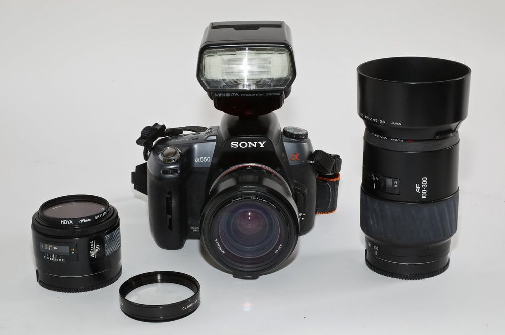 Sony Alpha 550 mit 3 Objektiven | Kaufen auf Ricardo