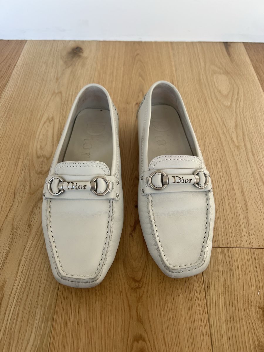 Dior Damenschuhe: Mocassins Dior blanc taille 38 – Gebraucht aus Lutry von roxypoxy