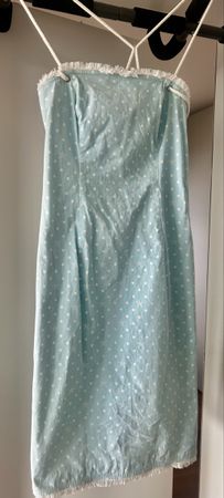 Escada Kleid Sommerkleid Gr. 34- 36, Baby blau