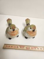 2 süsse Deko Vögel Figuren Frühling