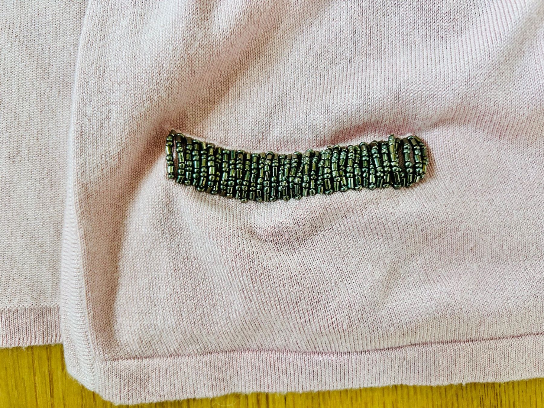 Jacken: Feinstrick Cardigan, rosa, croped, kurz – Gebraucht aus Ostermundigen von Chuerbis 1