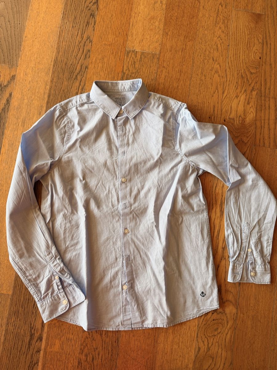 C&A Camicie, T-shirt & Polo: Hemd Gr. 164 Hellblau langarm – Usato da Burgdorf venduto da vicae