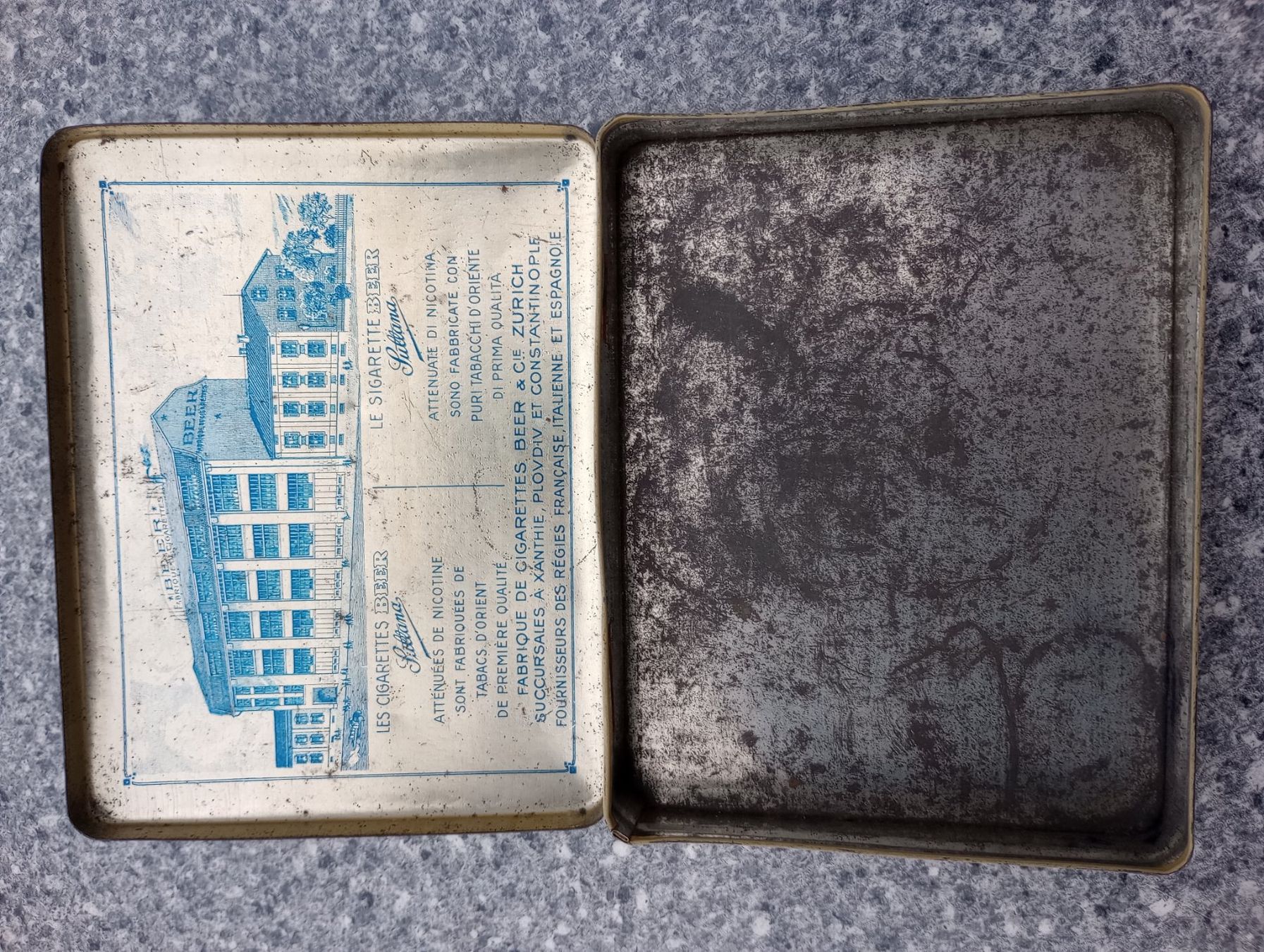 Barattoli: alte Cigaretten Dose Sultana Beer – Usato da Herisau venduto da ACm9 1