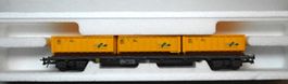 1 Güterwagen HAG SBB Abrollcontainer acts OVP Nr 380 NEU