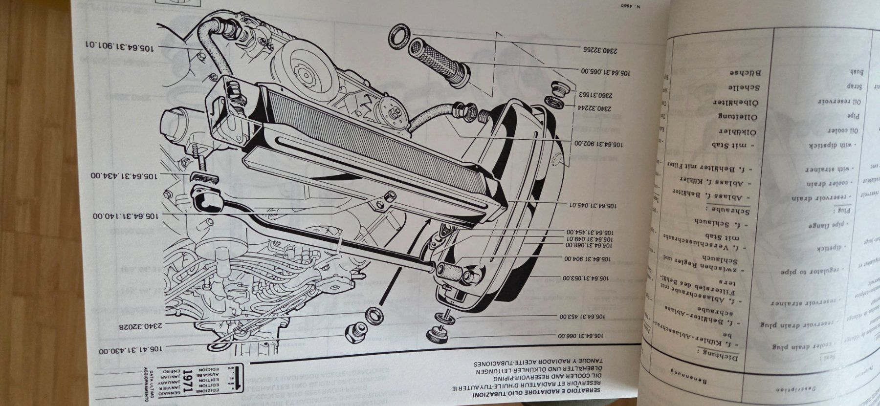 Documenti: Alfa Romeo Montreal Ersatzteilkatalog – Usato da Reinach AG venduto da Goldtimer 2