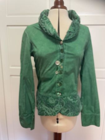 grüne Elisa Cavaletti Bottega Jacke - Grösse M