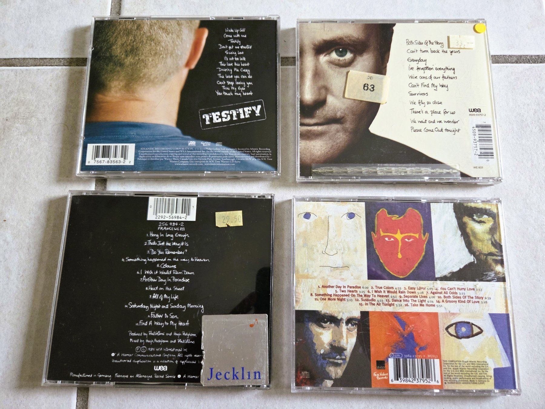 CDs: 4x PHIL COLLINS CD – D'occasion à Brüttisellen par Nighttrain 1