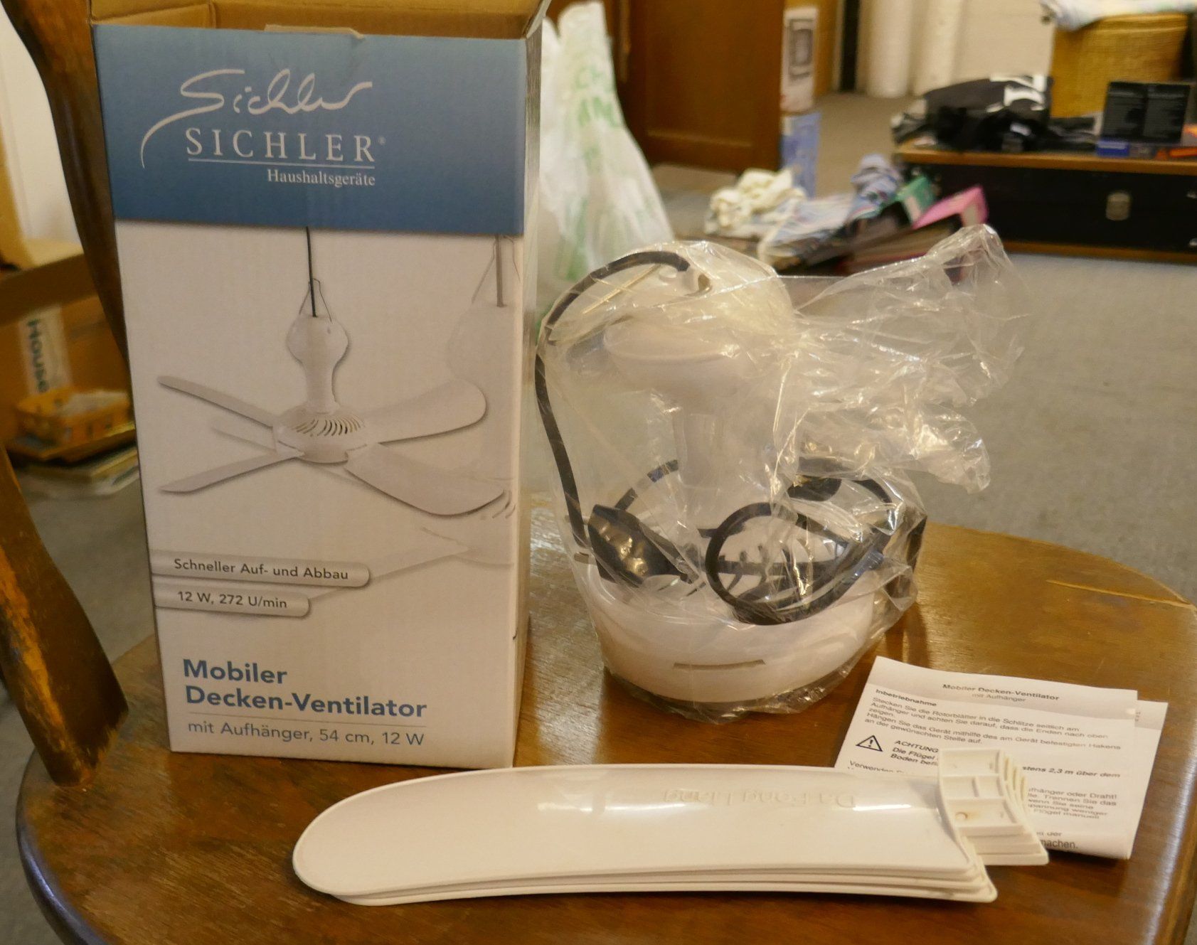Ventilateurs: Decken-Ventilator von Sichler . 54 cm – Neuf avec emballage d'origine à Zollikofen par Willmac 1