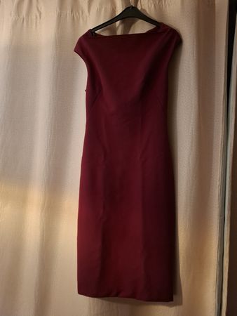 Elegantes Zara Kleid Bordeaux Gr. XS - Festlich!