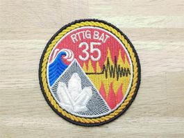 Badge Rttg Bat 35 gelb