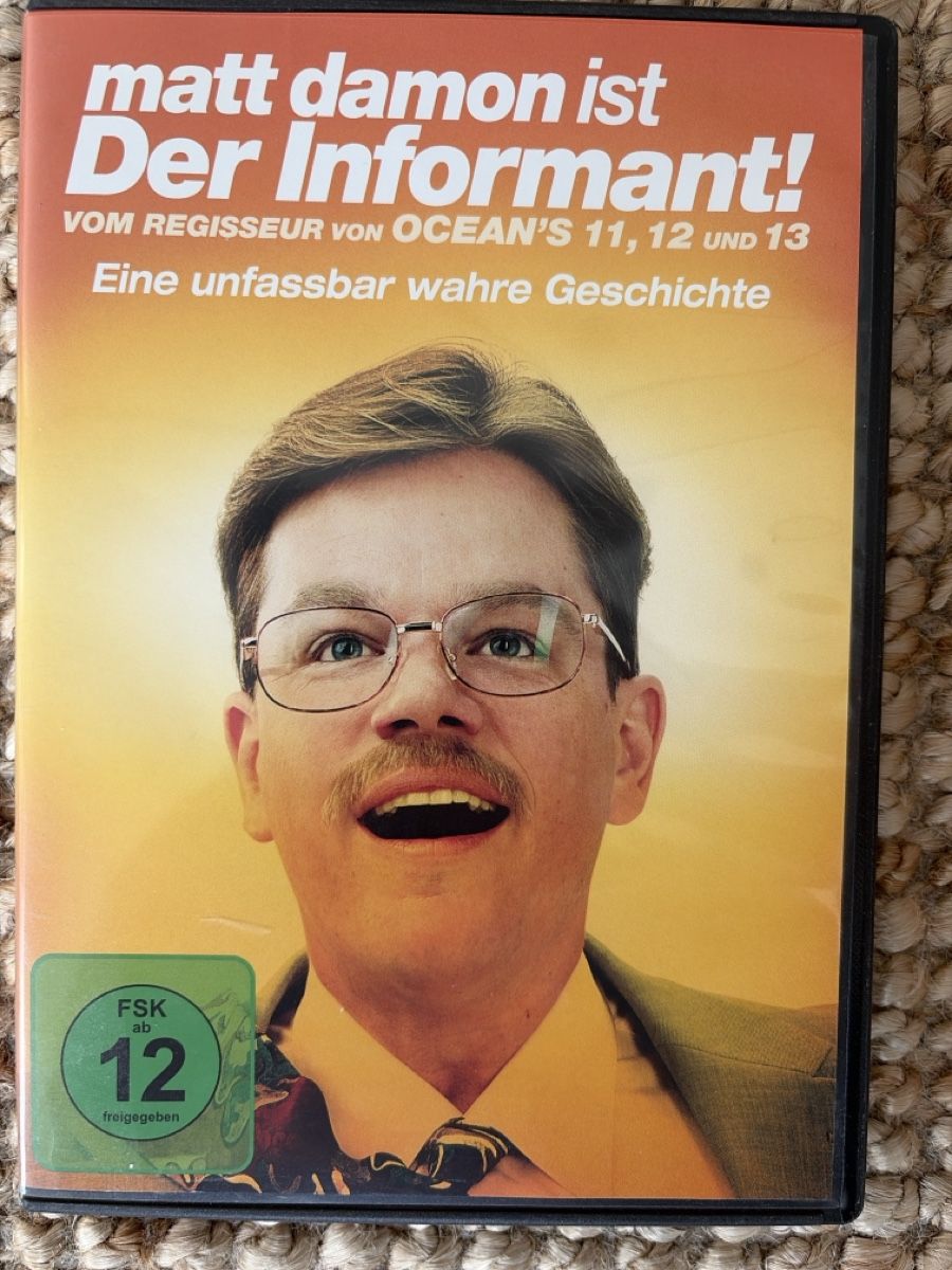 Tutti i DVDs: Matt Damon ist der Informant DVD – Usato da Bottmingen venduto da Tuxedo78