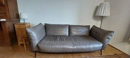Designer Leder-Sofa