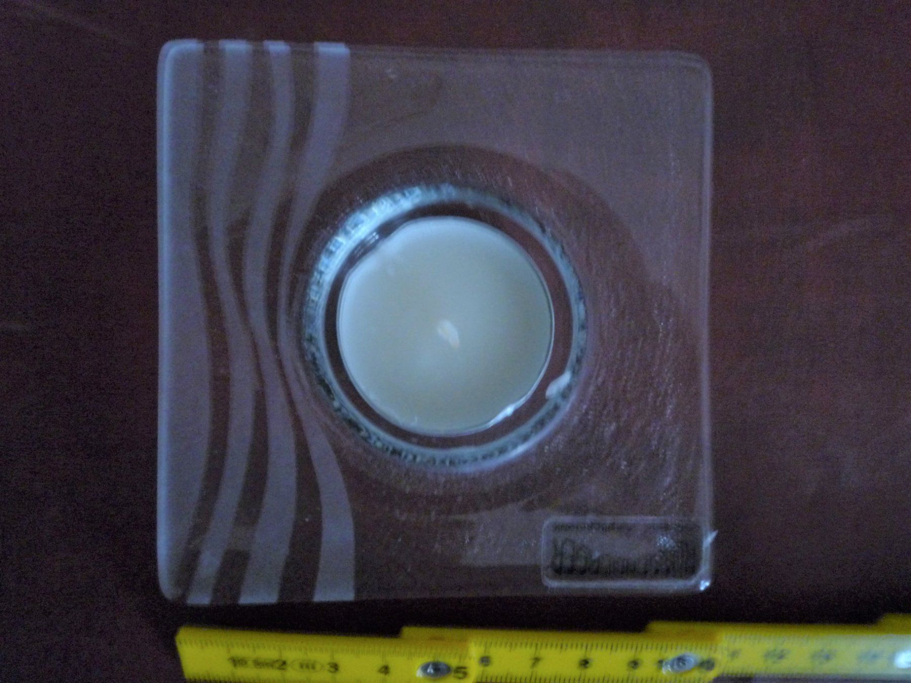 Portacandele: Russenberger Glas, Kerzenhalter – Usato da Rafz venduto da Sonnenblume305
