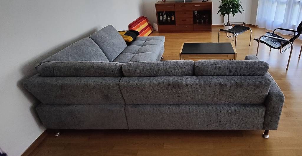 Sofas: Ecksofa Stoff grau  – Gebraucht aus Hirzel von Dartsch1393 1