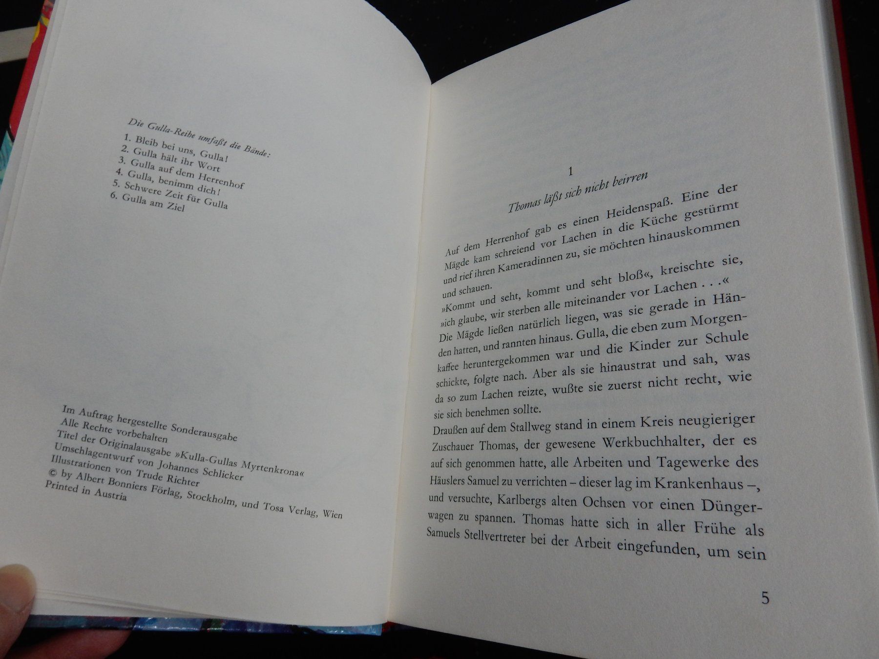 Libri: Gulla 6 Stück Sandwall-Bergström Jugendbuch komplett – Usato da Jona venduto da JOberg_25 2
