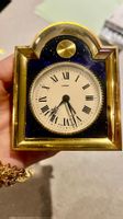 Cartier Tischuhr mit Lapis Lazuli – Vintage Original, Swiss