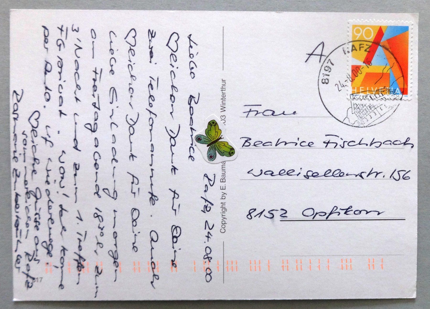 Cartoline postali: Rafz – Usato da Fétigny venduto da Billy2miny 1