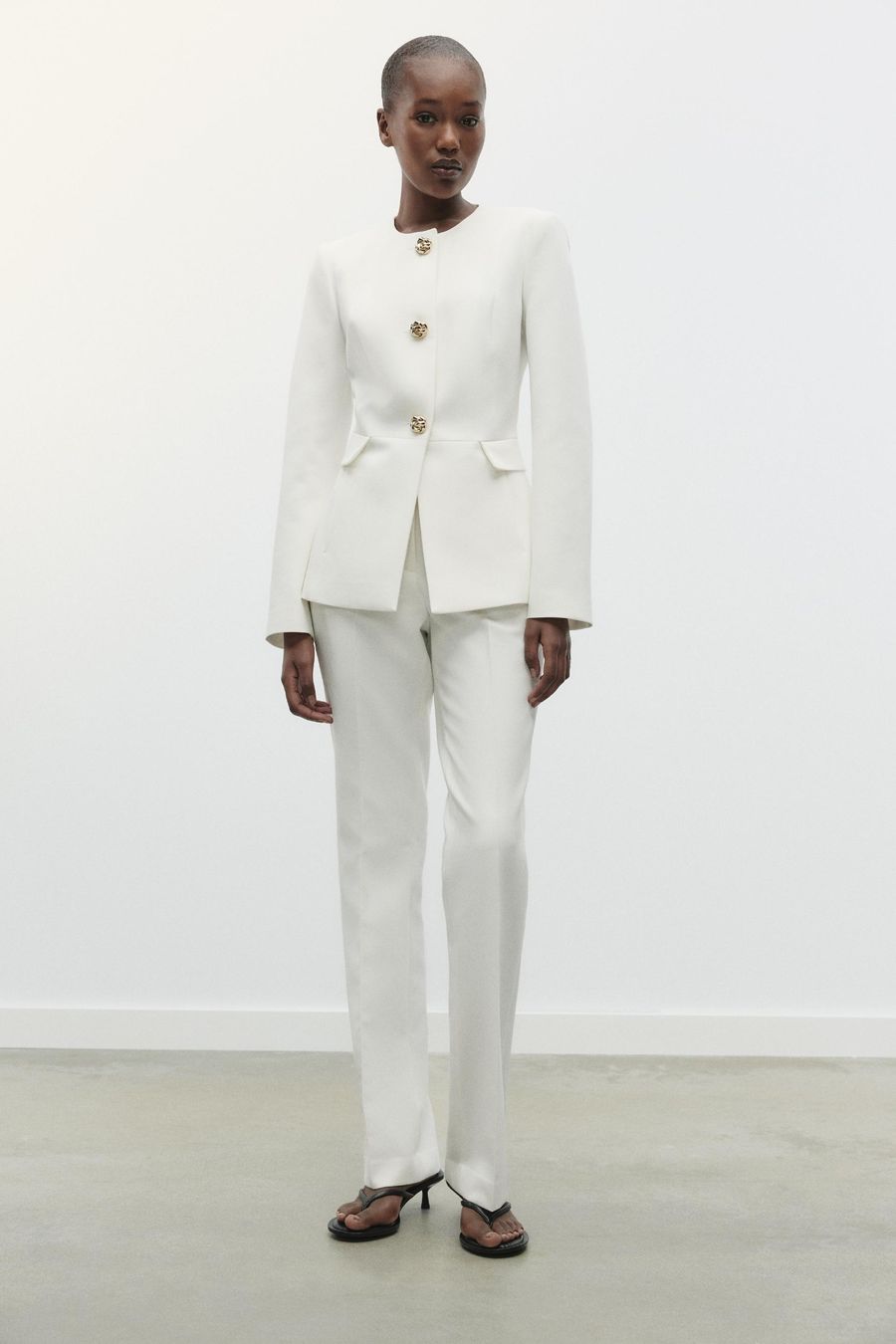 Zara Giacche: weisser Blazer von Zara, Grösse S – Nuovo (secondo la descrizione) da Basel venduto da kra_w6mq 3