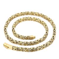 Edelstahl Halskette Kette 6mm 65cm