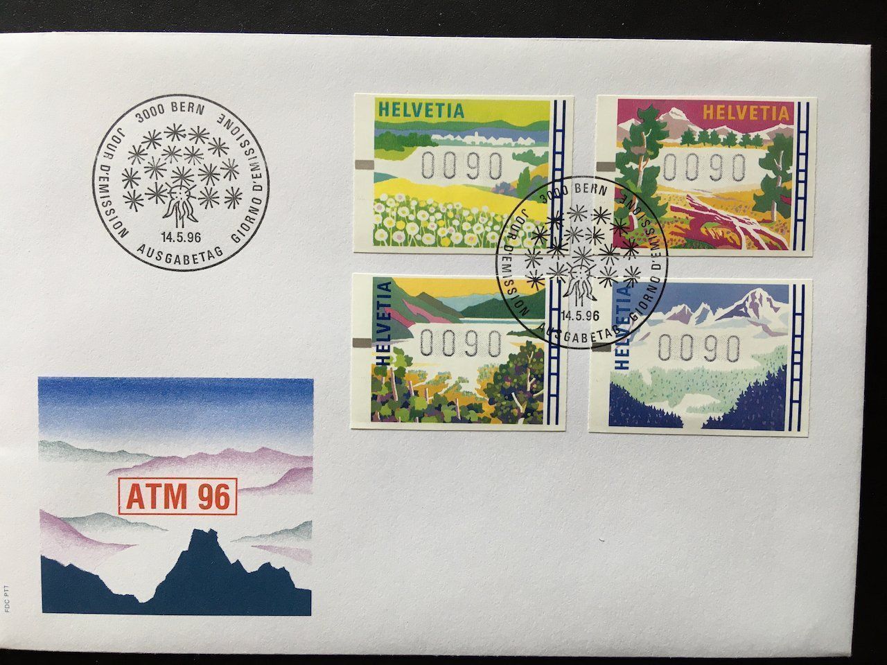 Tutti i francobolli: Lot mit 5 Belegen 1980-96 – Usato da Nesslau venduto da zueri6 4