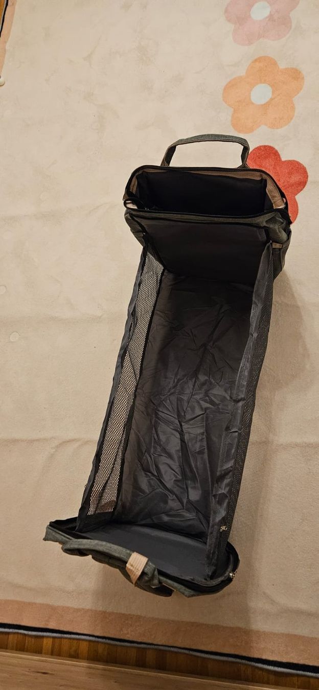Sacs & sacs à dos: Wickeltasche Rucksack Grau Beige neu – D'occasion à Benglen par Zaks1984 3