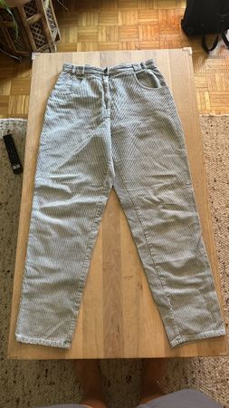 Sound Riot Damen Cordhose Gr. 42 mintgrün Baumwolle