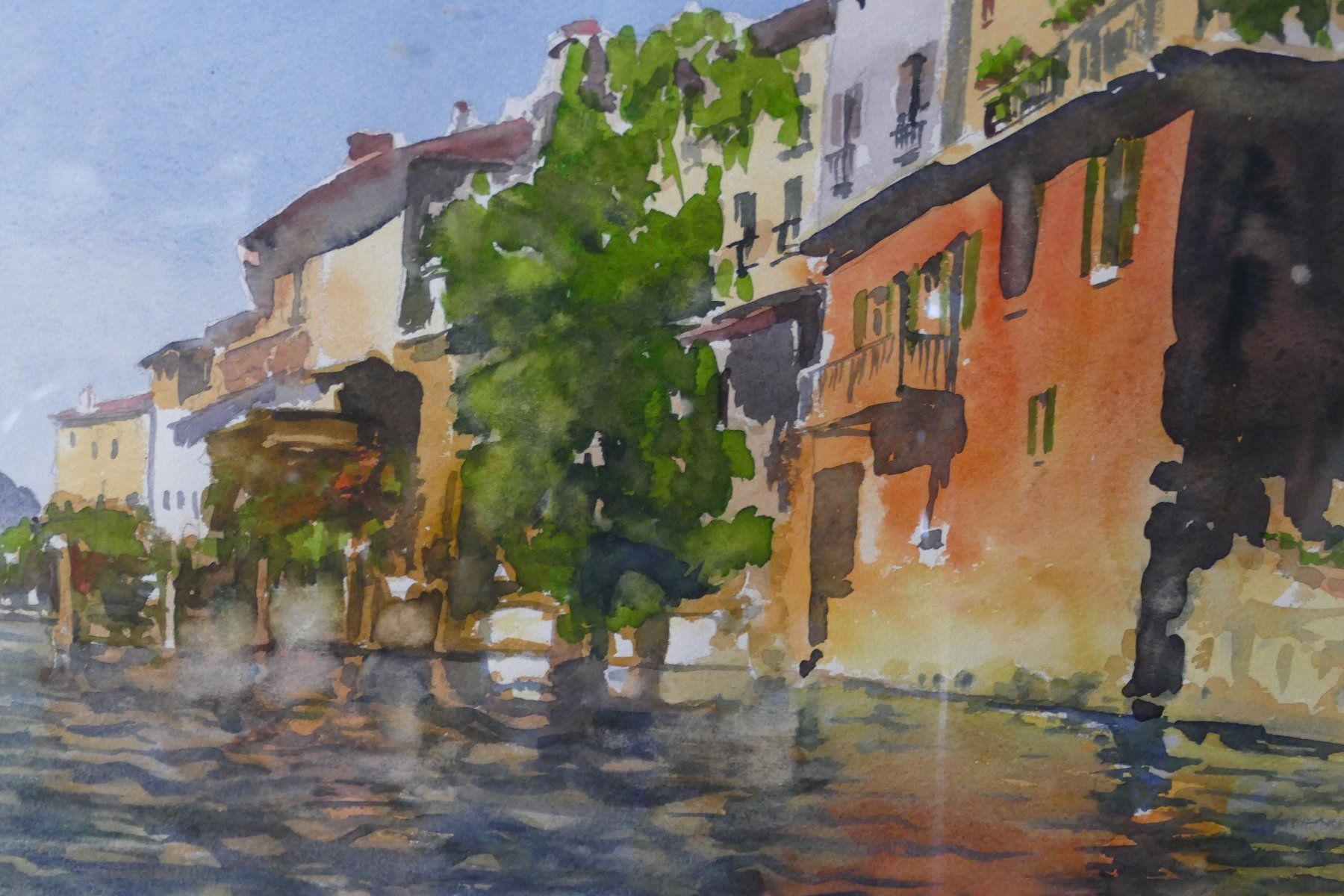 Dipinti: Aquarell R. Mooser Gandria – Usato da Bern venduto da vielerart 2