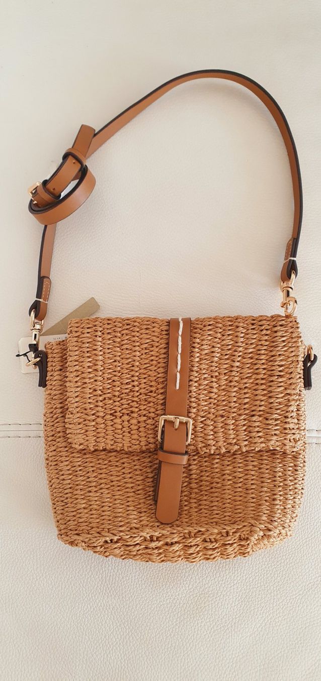 Borse da donna: Angesagte Strohtasche Parfois 22x20x5cm NEU – Nuovo e nell'imballaggio originale da Stansstad venduto da InStyle8