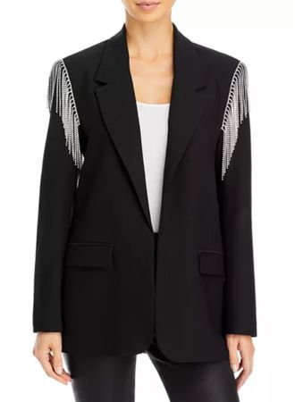 BB Dakota by Steve Madden Glitzer-Blazer Schwarz – Gr. M