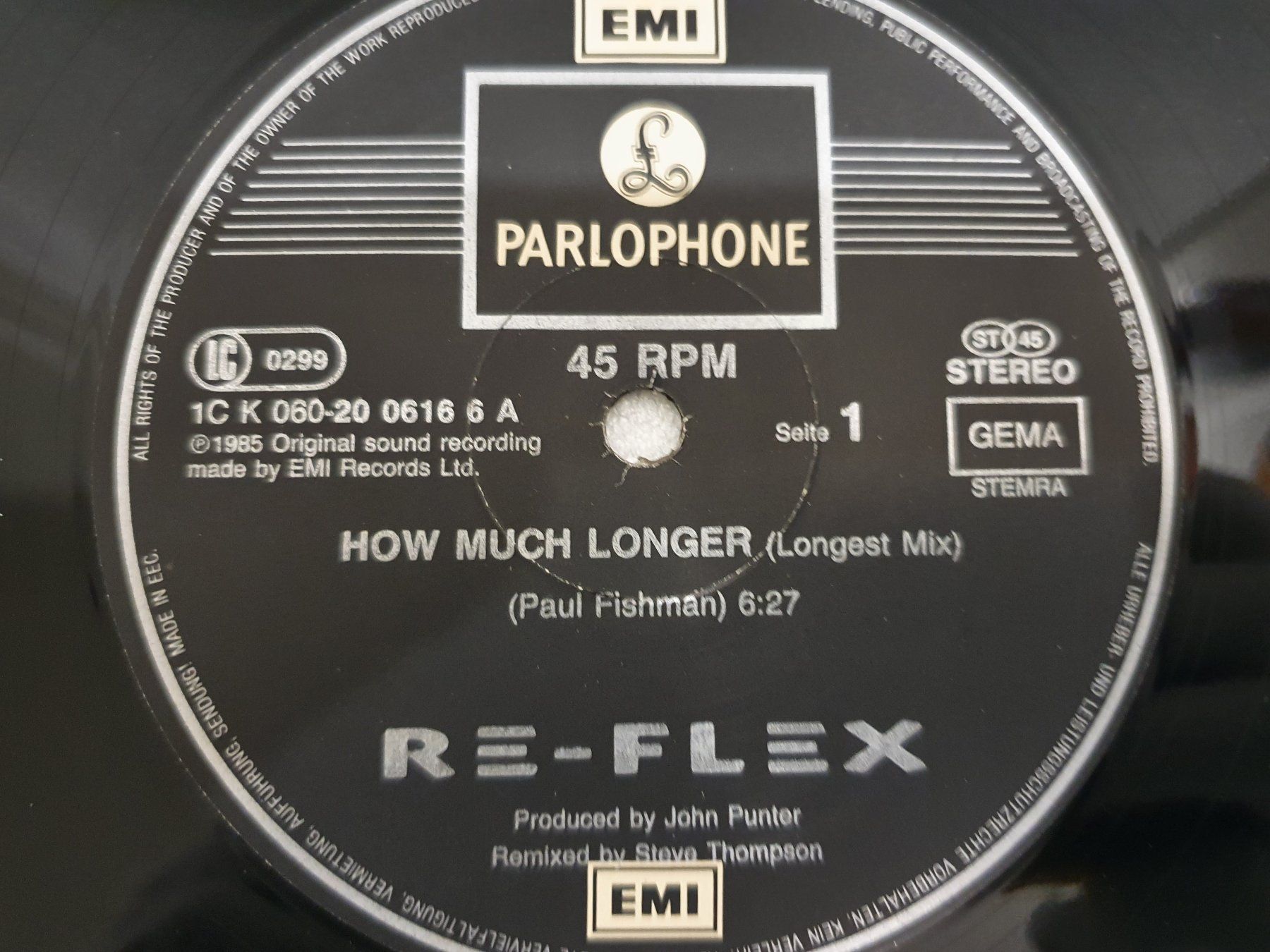 Schallplatten: Re-Flex – How Much Longer (Maxi, Synth-pop, Electronic) – Gebraucht aus Uster von Vinyl-Leidenschaft 3