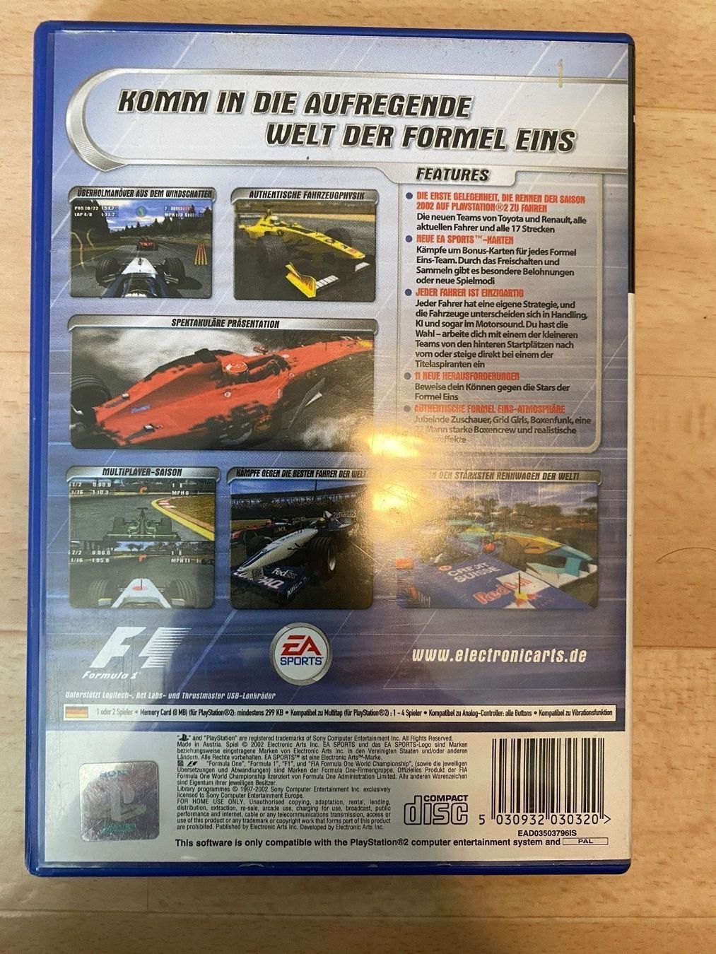 Giochi: F1 2002 für Ps2 – Usato da Ringgenberg BE venduto da Republic_Of_Gamers 1