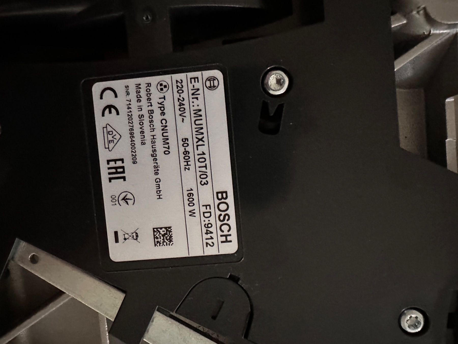 Bosch Küchengeräte: Küchenmaschine Bosch Maxximum 1600W – Gebraucht aus Weinfelden von silvia617 4