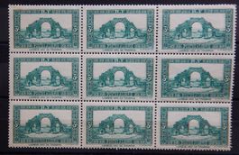 Algerien schöner 9-Block ** Postfrisch