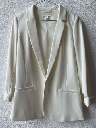 H&M Blazer Weiss Grösse 38